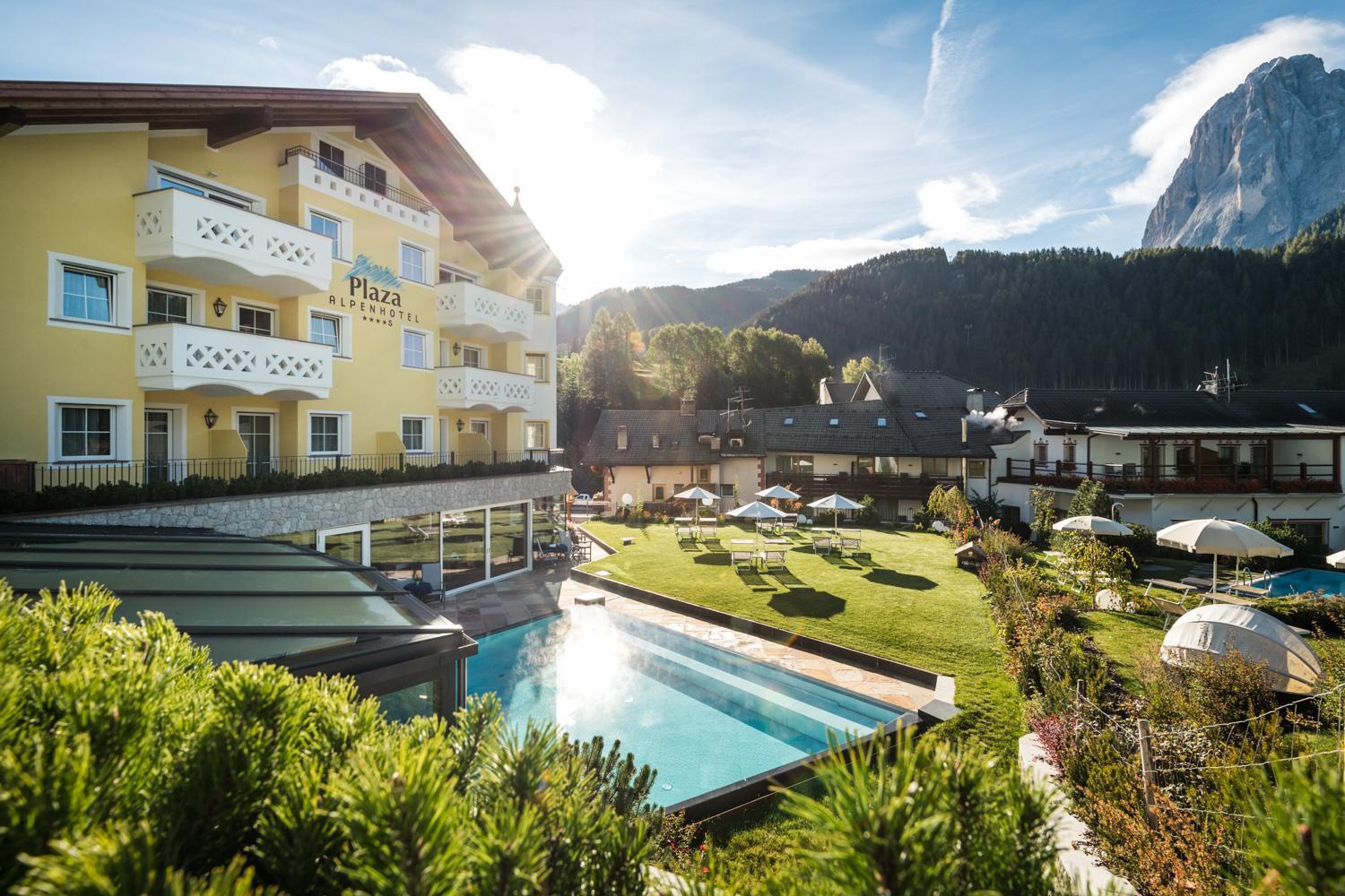 Alpenhotel Plaza Santa Cristina Val Gardena Exterior foto